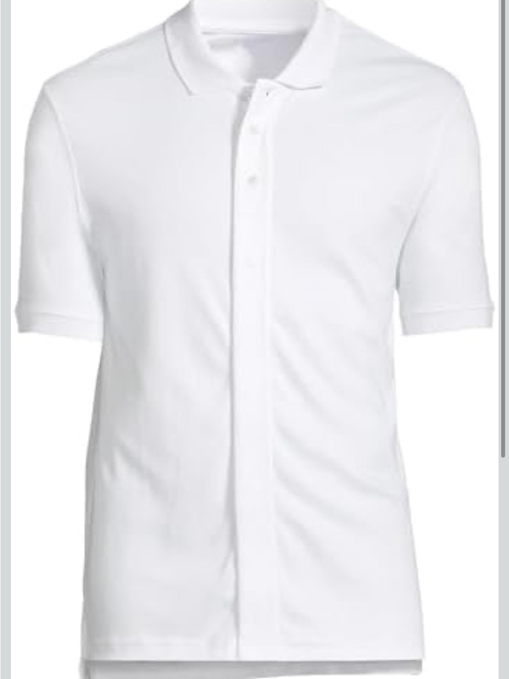 Land’s End Men’s Adaptive Polo Magnetic Closures Light Blue Size M - Picture 8 of 8